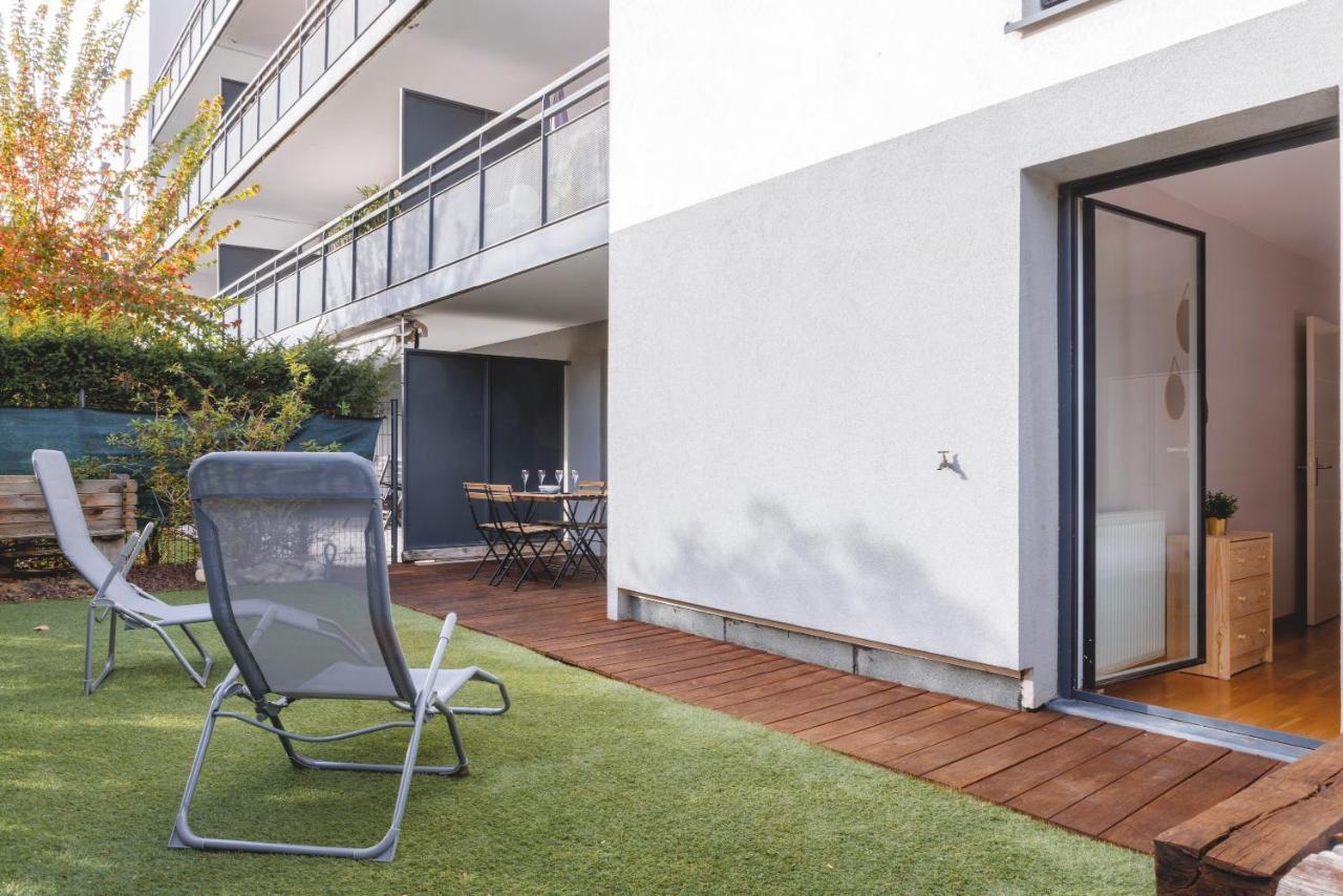 Superbe Appartement Terrasse Rdc - New Location บูร์-ก็อง-เบรส ภายนอก รูปภาพ